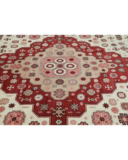 Ziegler 11' 10" X 17' 10" Hand Knotted Wool Rug 11' 10" X 17' 10" (361 X 543) / Ivory / Wool