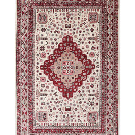 Ziegler 11' 10" X 17' 10" Hand Knotted Wool Rug 11' 10" X 17' 10" (361 X 543) / Ivory / Wool