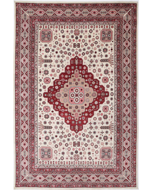 Ziegler 11' 10" X 17' 10" Hand Knotted Wool Rug 11' 10" X 17' 10" (361 X 543) / Ivory / Wool
