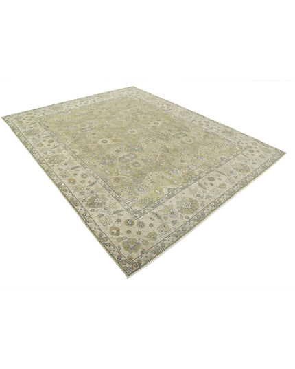 Ziegler 7' 9" X 9' 9" Hand Knotted Wool Rug 7' 9" X 9' 9" (236 X 297) / Green / Wool