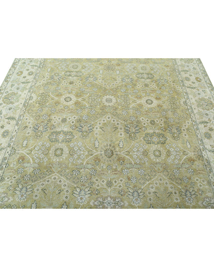 Ziegler 7' 9" X 9' 9" Hand Knotted Wool Rug 7' 9" X 9' 9" (236 X 297) / Green / Wool