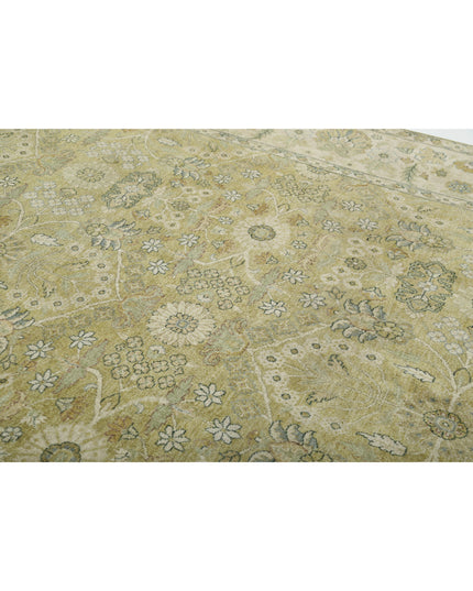 Ziegler 7' 9" X 9' 9" Hand Knotted Wool Rug 7' 9" X 9' 9" (236 X 297) / Green / Wool