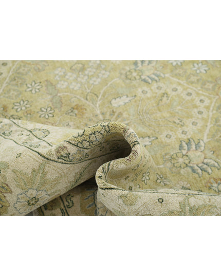 Ziegler 7' 9" X 9' 9" Hand Knotted Wool Rug 7' 9" X 9' 9" (236 X 297) / Green / Wool