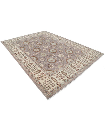 Ziegler 7' 9" X 10' 9" Hand Knotted Wool Rug 7' 9" X 10' 9" (236 X 328) / Grey / Wool
