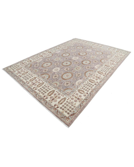 Ziegler 7' 9" X 10' 9" Hand Knotted Wool Rug 7' 9" X 10' 9" (236 X 328) / Grey / Wool