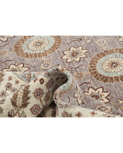 Ziegler 7' 9" X 10' 9" Hand Knotted Wool Rug 7' 9" X 10' 9" (236 X 328) / Grey / Wool