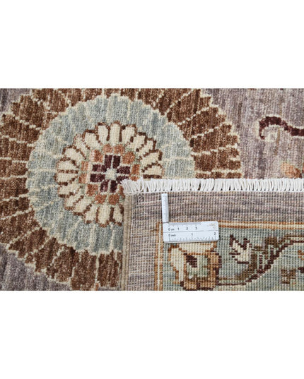 Ziegler 7' 9" X 10' 9" Hand Knotted Wool Rug 7' 9" X 10' 9" (236 X 328) / Grey / Wool