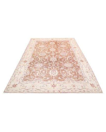 Ziegler 6' 0" X 8' 9" Hand Knotted Wool Rug 6' 0" X 8' 9" (183 X 267) / Taupe / Wool