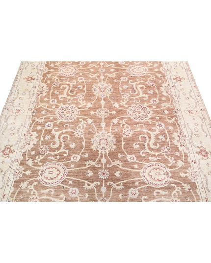 Ziegler 6' 0" X 8' 9" Hand Knotted Wool Rug 6' 0" X 8' 9" (183 X 267) / Taupe / Wool