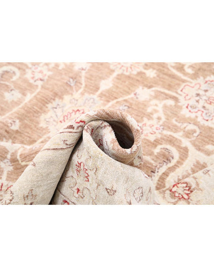 Ziegler 6' 0" X 8' 9" Hand Knotted Wool Rug 6' 0" X 8' 9" (183 X 267) / Taupe / Wool