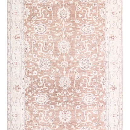 Ziegler 6' 0" X 8' 9" Hand Knotted Wool Rug 6' 0" X 8' 9" (183 X 267) / Taupe / Wool