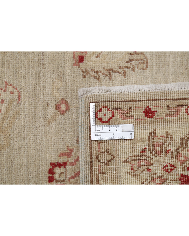Ziegler 3' 11" X 5' 8" Hand Knotted Wool Rug 3' 11" X 5' 8" (119 X 173) / Ivory / Wool