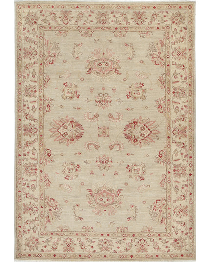 Ziegler 3' 11" X 5' 8" Hand Knotted Wool Rug 3' 11" X 5' 8" (119 X 173) / Ivory / Wool
