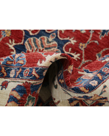 Ziegler 6' 1" X 8' 11" Hand Knotted Wool Rug 6' 1" X 8' 11" (185 X 272) / Red / Wool