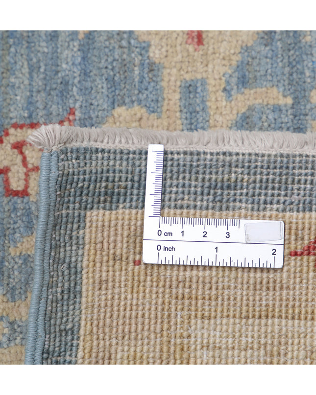 Ziegler 4' 1" X 6' 2" Hand Knotted Wool Rug 4' 1" X 6' 2" (124 X 188) / Blue / Wool