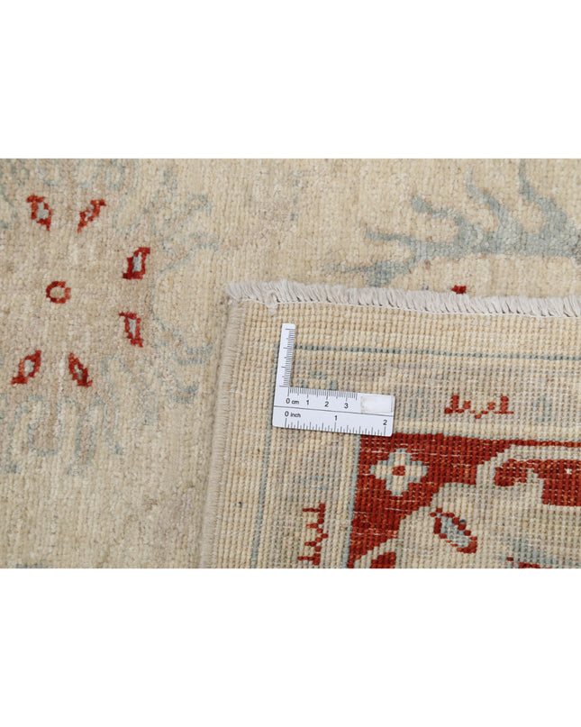 Ziegler 5' 0" X 6' 6" Hand Knotted Wool Rug 5' 0" X 6' 6" (152 X 198) / Ivory / Wool