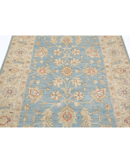 Ziegler 4' 11" X 6' 7" Hand Knotted Wool Rug 4' 11" X 6' 7" (150 X 201) / Blue / Wool
