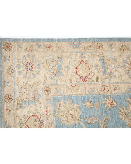 Ziegler 4' 11" X 6' 7" Hand Knotted Wool Rug 4' 11" X 6' 7" (150 X 201) / Blue / Wool