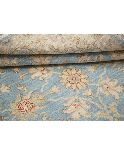 Ziegler 4' 11" X 6' 7" Hand Knotted Wool Rug 4' 11" X 6' 7" (150 X 201) / Blue / Wool
