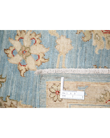 Ziegler 4' 11" X 6' 7" Hand Knotted Wool Rug 4' 11" X 6' 7" (150 X 201) / Blue / Wool