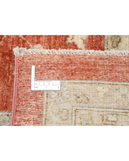 Ziegler 9' 1" X 11' 6" Hand Knotted Wool Rug 9' 1" X 11' 6" (277 X 351) / Rust / Wool