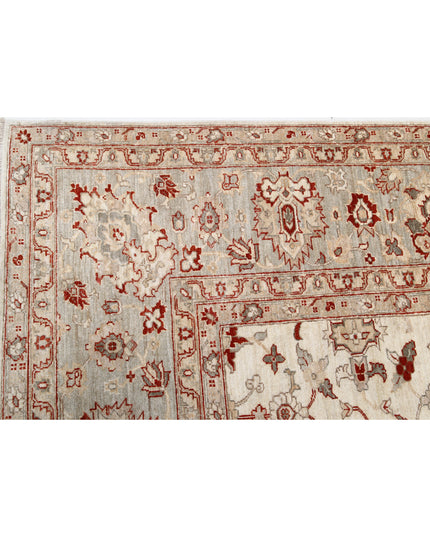 Ziegler 11' 5" X 14' 5" Hand Knotted Wool Rug 11' 5" X 14' 5" (348 X 440) / Ivory / Wool