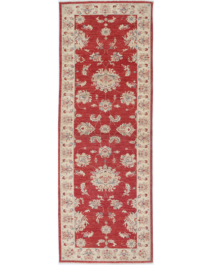 Ziegler 2' 7" X 7' 10" Hand Knotted Wool Rug 2' 7" X 7' 10" (79 X 239) / Red / Wool