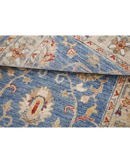 Ziegler 2' 9" X 4' 1" Hand Knotted Wool Rug 2' 9" X 4' 1" (84 X 124) / Blue / Wool