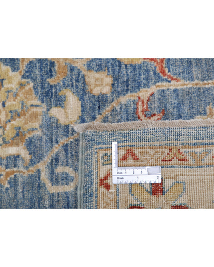 Ziegler 2' 9" X 4' 1" Hand Knotted Wool Rug 2' 9" X 4' 1" (84 X 124) / Blue / Wool