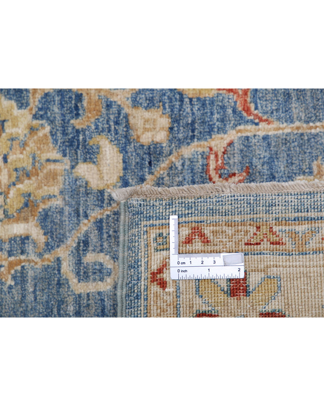 Ziegler 2' 9" X 4' 1" Hand Knotted Wool Rug 2' 9" X 4' 1" (84 X 124) / Blue / Wool
