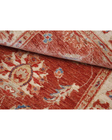 Ziegler 2' 9" X 3' 10" Hand Knotted Wool Rug 2' 9" X 3' 10" (84 X 117) / Rust / Wool