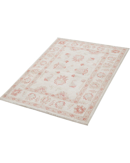 Ziegler 2' 9" X 3' 9" Hand Knotted Wool Rug 2' 9" X 3' 9" (84 X 114) / Ivory / Wool