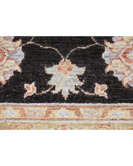 Ziegler 3' 4" X 4' 11" Hand Knotted Wool Rug 3' 4" X 4' 11" (101 X 150) / Brown / Wool