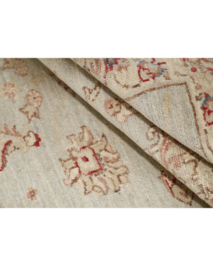 Ziegler 3' 0" X 4' 3" Hand Knotted Wool Rug 3' 0" X 4' 3" (91 X 130) / Blue / Wool