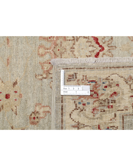 Ziegler 3' 0" X 4' 3" Hand Knotted Wool Rug 3' 0" X 4' 3" (91 X 130) / Blue / Wool