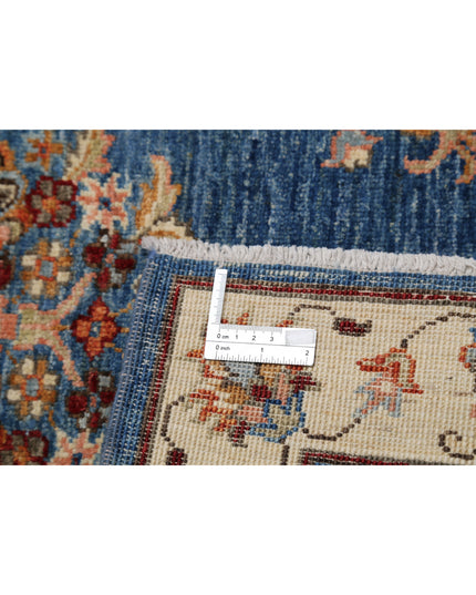 Ziegler 3' 0" X 4' 0" Hand Knotted Wool Rug 3' 0" X 4' 0" (91 X 122) / Blue / Wool