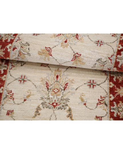 Ziegler 2' 0" X 4' 1" Hand Knotted Wool Rug 2' 0" X 4' 1" (61 X 124) / Ivory / Wool