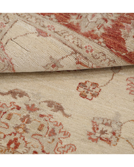 Ziegler 3' 11" X 6' 1" Hand Knotted Wool Rug 3' 11" X 6' 1" (119 X 185) / Ivory / Wool