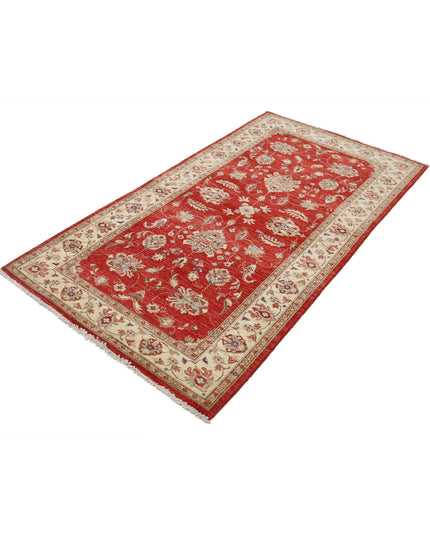 Ziegler 3' 5" X 6' 6" Hand Knotted Wool Rug 3' 5" X 6' 6" (104 X 198) / Red / Wool