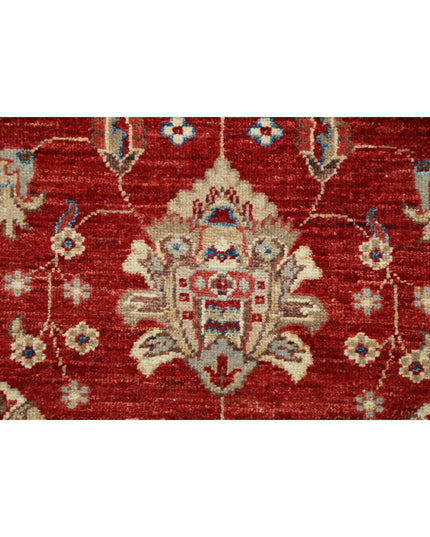 Ziegler 3' 5" X 6' 6" Hand Knotted Wool Rug 3' 5" X 6' 6" (104 X 198) / Red / Wool