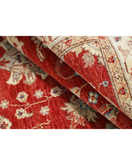 Ziegler 3' 5" X 6' 6" Hand Knotted Wool Rug 3' 5" X 6' 6" (104 X 198) / Red / Wool