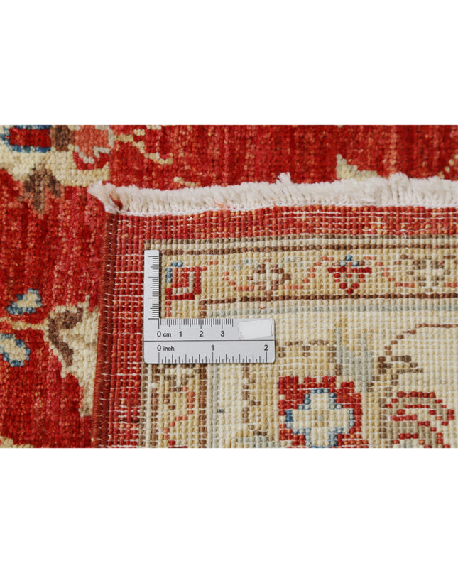 Ziegler 3' 5" X 6' 6" Hand Knotted Wool Rug 3' 5" X 6' 6" (104 X 198) / Red / Wool