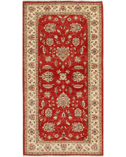 Ziegler 3' 5" X 6' 6" Hand Knotted Wool Rug 3' 5" X 6' 6" (104 X 198) / Red / Wool