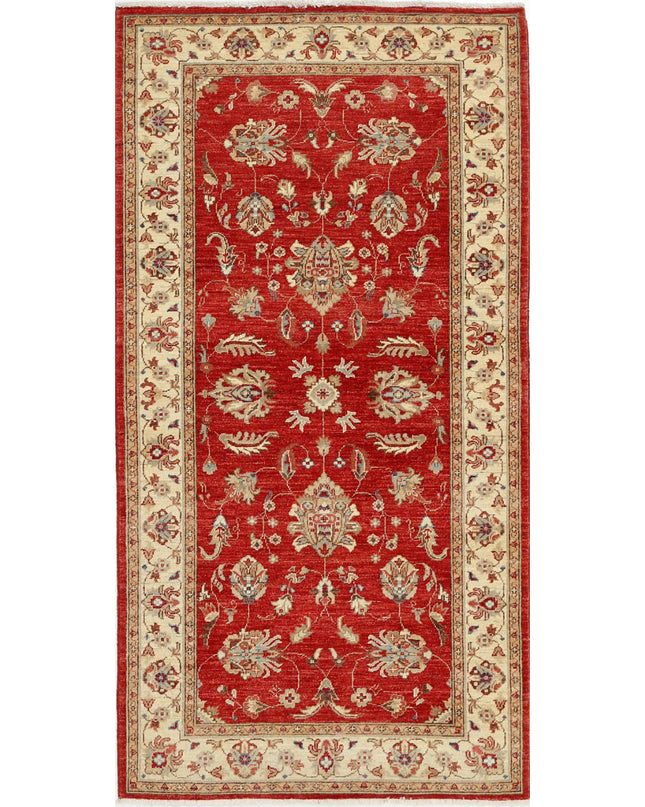Ziegler 3' 5" X 6' 6" Hand Knotted Wool Rug 3' 5" X 6' 6" (104 X 198) / Red / Wool