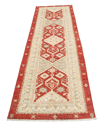 Ziegler 2' 8" X 8' 4" Hand Knotted Wool Rug 2' 8" X 8' 4" (81 X 254) / Red / Wool
