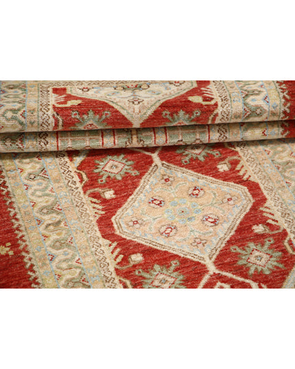 Ziegler 2' 8" X 8' 4" Hand Knotted Wool Rug 2' 8" X 8' 4" (81 X 254) / Red / Wool
