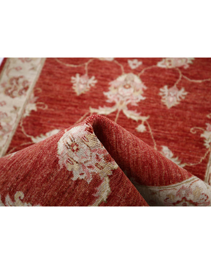 Ziegler 2' 7" X 8' 4" Hand Knotted Wool Rug 2' 7" X 8' 4" (79 X 254) / Red / Wool