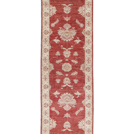 Ziegler 2' 7" X 8' 4" Hand Knotted Wool Rug 2' 7" X 8' 4" (79 X 254) / Red / Wool