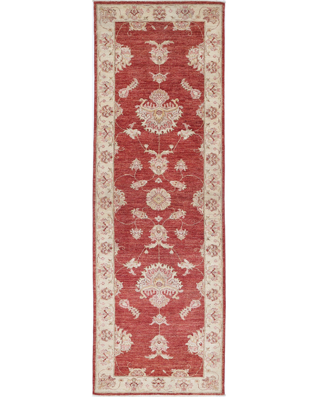 Ziegler 2' 7" X 8' 4" Hand Knotted Wool Rug 2' 7" X 8' 4" (79 X 254) / Red / Wool