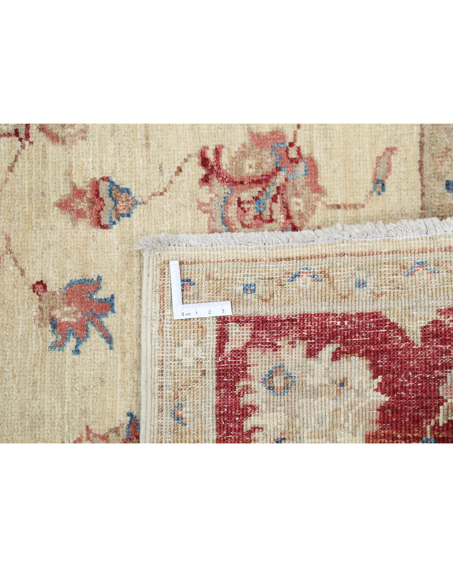 Ziegler 3' 11" X 6' 0" Hand Knotted Wool Rug 3' 11" X 6' 0" (119 X 183) / Ivory / Wool